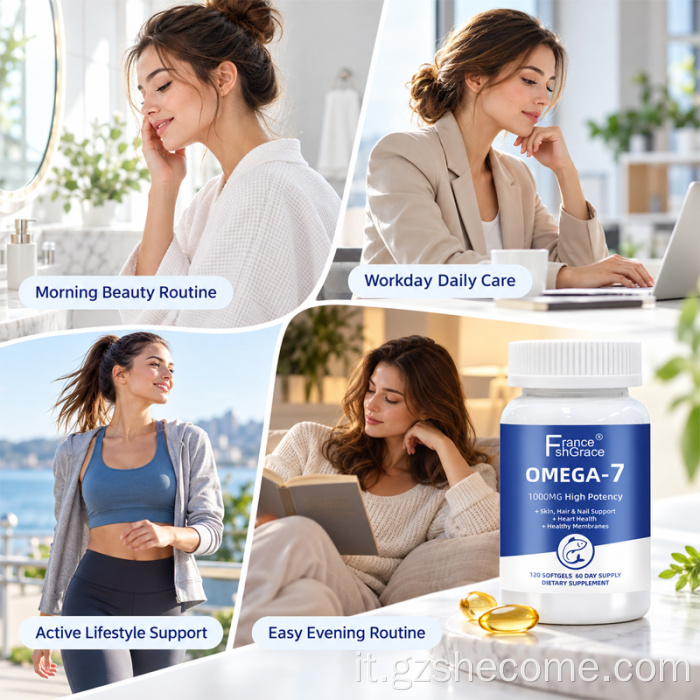 Shecome Support Immune Omega 7 Capsule molli di olio di pesce
